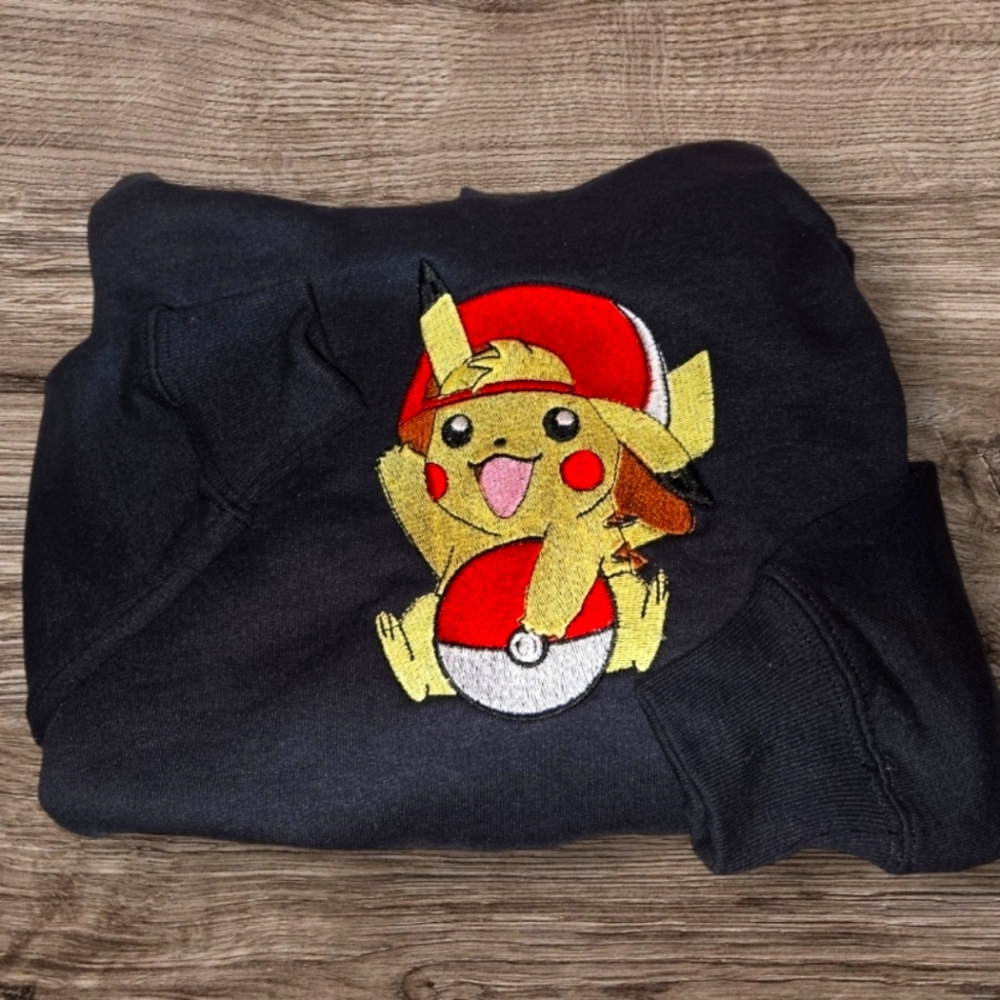 Check out our pikachu hoodie embroidery selection for the very best in unique